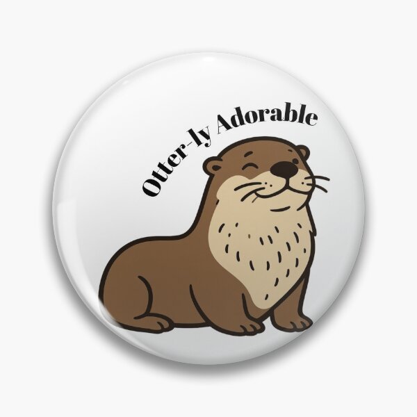 Item preview, Otter-ly Adorable designed and sold by Flutter & Chirp Artistry.
