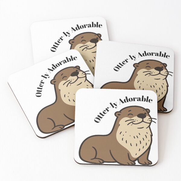 Item preview, Otter-ly Adorable designed and sold by Flutter & Chirp Artistry.