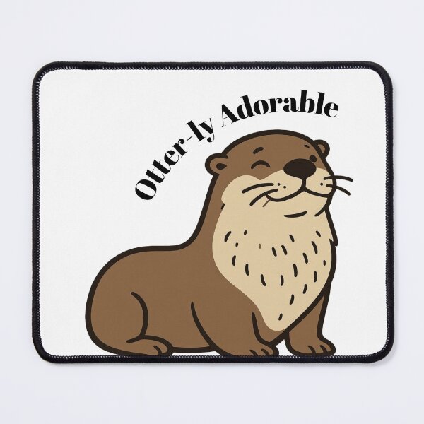 Item preview, Otter-ly Adorable designed and sold by Flutter & Chirp Artistry.