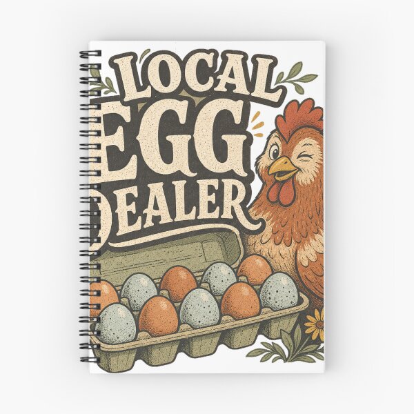 Item preview, Local Egg Dealer Funny Fresh Eggs Chicken Keeper Gift designed and sold by BoosterShop.