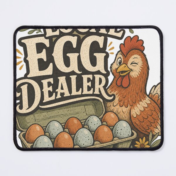 Item preview, Local Egg Dealer Funny Fresh Eggs Chicken Keeper Gift designed and sold by BoosterShop.