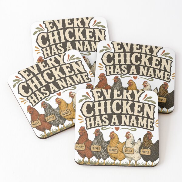 Item preview, Every Chicken Has A Name Funny Backyard Chicken Gift designed and sold by BoosterShop.
