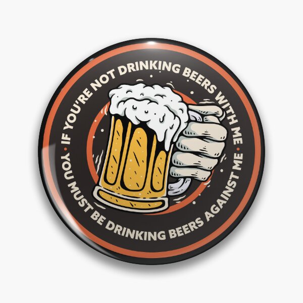 Item preview, Beer lover drinking against me - Funny beer slogan design designed and sold by messy-nessie.