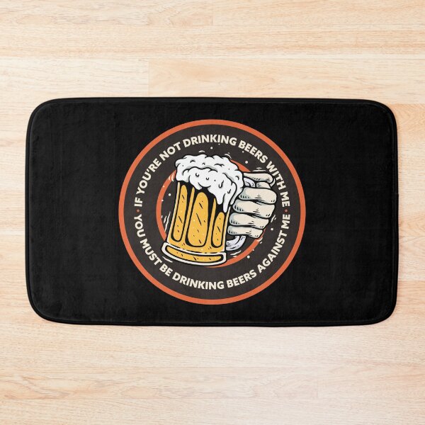 Item preview, Beer lover drinking against me - Funny beer slogan design designed and sold by messy-nessie.