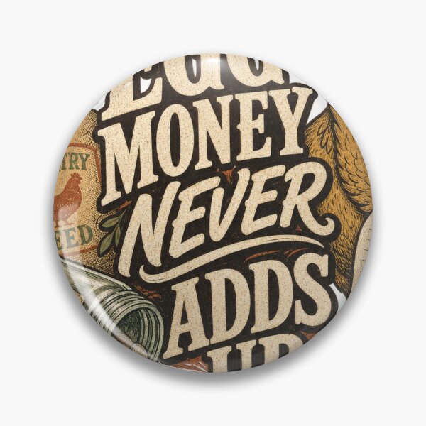 Item preview, Egg Money Never Adds Up Funny Backyard Chicken Gift designed and sold by BoosterShop.