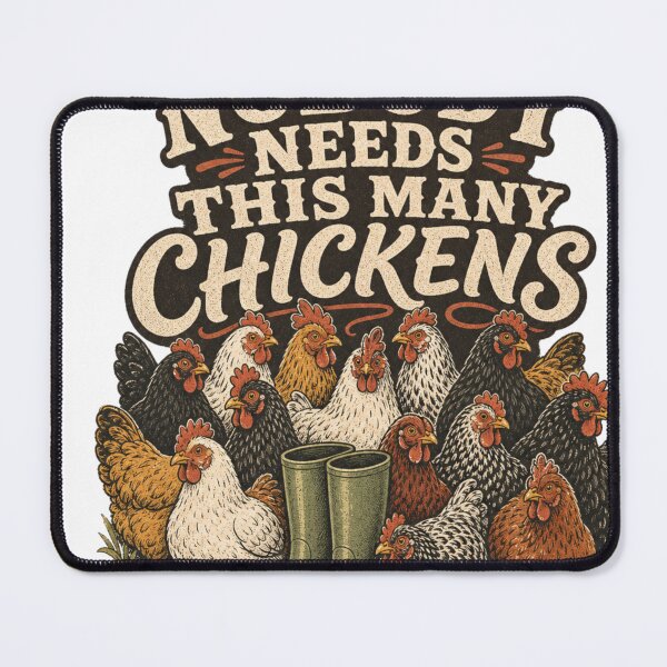 Item preview, Nobody Needs This Many Chickens Funny Backyard Chicken Gift designed and sold by BoosterShop.