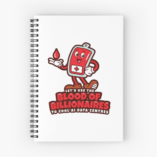 Item preview, Use the blood of billionaires to cool AI data centres (UK spelling) designed and sold by messy-nessie.