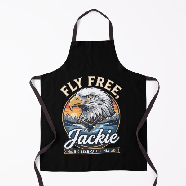 Item preview, Fly Free Jackie Big Bear Bald Eagle Memorial Tribute designed and sold by LouisaOReilly.