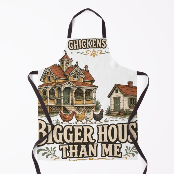 Item preview, My Chickens Have A Bigger House Than Me Funny Coop Gift designed and sold by BoosterShop.