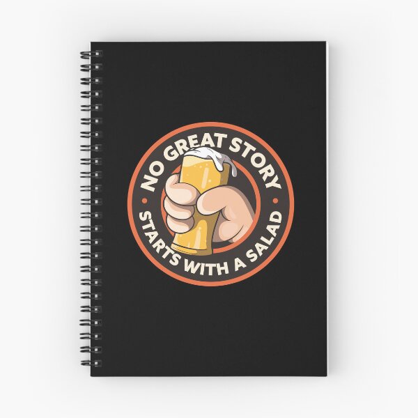 Item preview, Beer lover – No great story starts with a salad! designed and sold by messy-nessie.