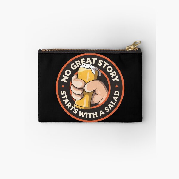 Item preview, Beer lover – No great story starts with a salad! designed and sold by messy-nessie.