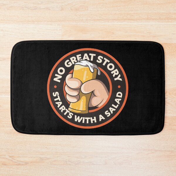 Item preview, Beer lover – No great story starts with a salad! designed and sold by messy-nessie.