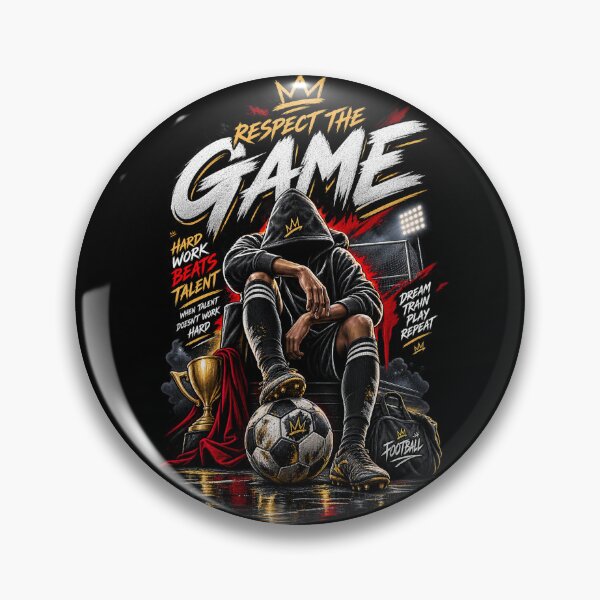 Item preview, Respect The Game Soccer Graphic designed and sold by LegendCourt.
