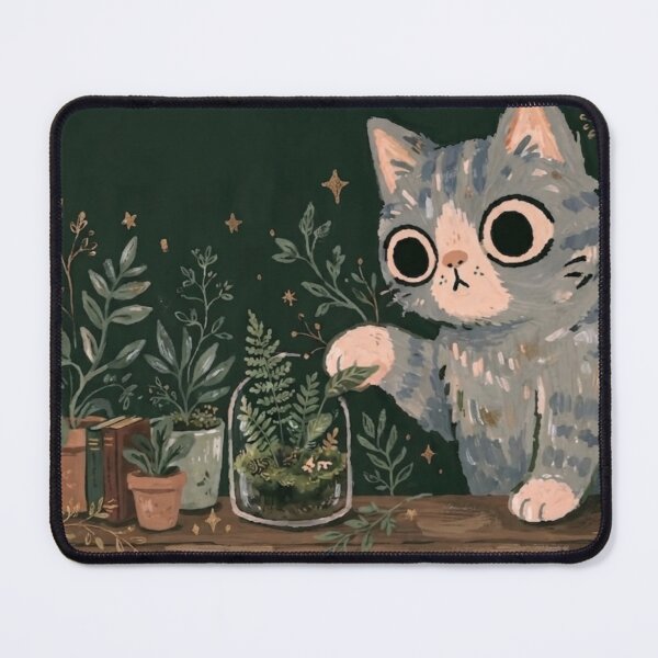 Item preview, Cute Cat Gardening Indoor Plants designed and sold by ArtivoNest.