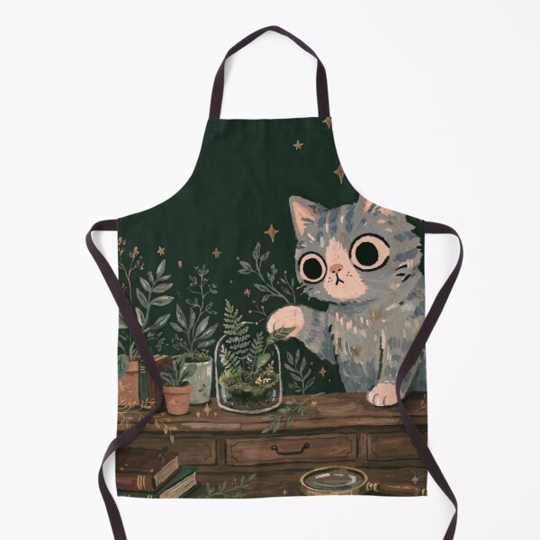 Item preview, Cute Cat Gardening Indoor Plants designed and sold by ArtivoNest.