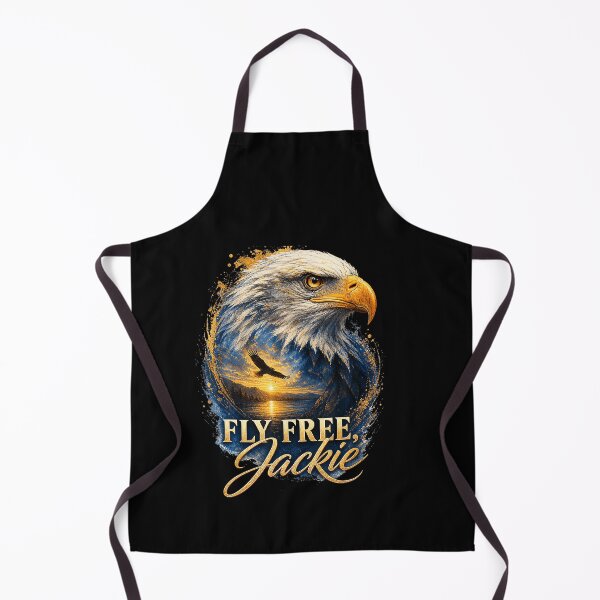 Item preview, Fly Free Jackie Big Bear Eagle Memorial designed and sold by LouisaOReilly.