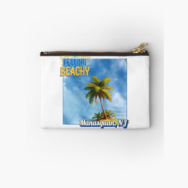 Item preview, Feeling Beachy Manasquan NJ Retro Palm Tree Vacation Souvenir designed and sold by DonnaRaine.