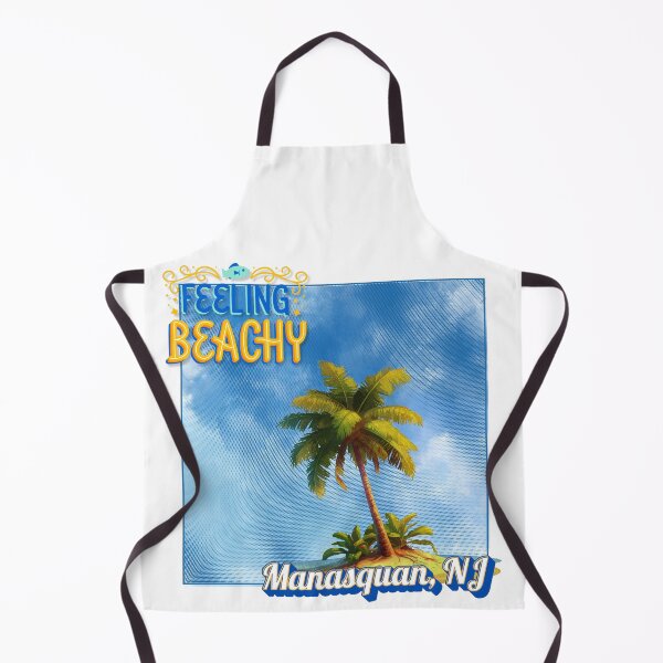 Item preview, Feeling Beachy Manasquan NJ Retro Palm Tree Vacation Souvenir designed and sold by DonnaRaine.