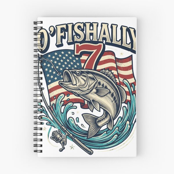 Item preview, O'Fishally 7 Years Old Fishing 7th Birthday Boys Kids, Funny Fishing Birthday Celebration, Fishing Adventure designed and sold by ANTHAR.