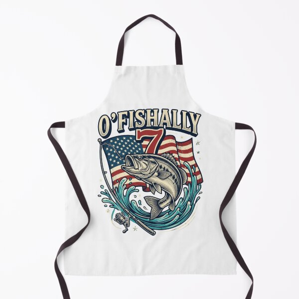Item preview, O'Fishally 7 Years Old Fishing 7th Birthday Boys Kids, Funny Fishing Birthday Celebration, Fishing Adventure designed and sold by ANTHAR.