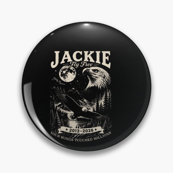 Item preview, Fly Free Jackie Big Bear Eagle Memorial Tribute designed and sold by LouisaOReilly.
