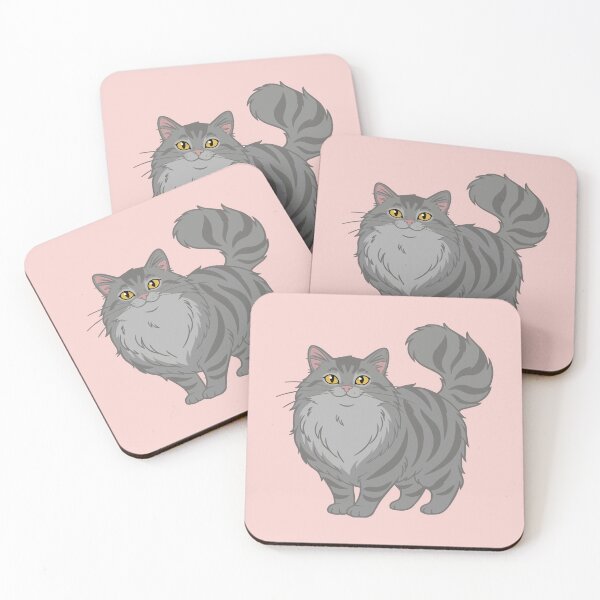 Item preview, Long Haired Gray Tabby Cat designed and sold by heartlocked.