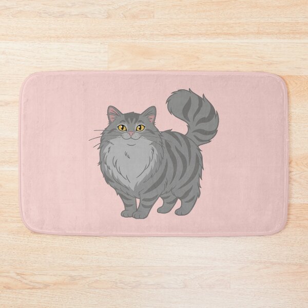Item preview, Long Haired Gray Tabby Cat designed and sold by heartlocked.