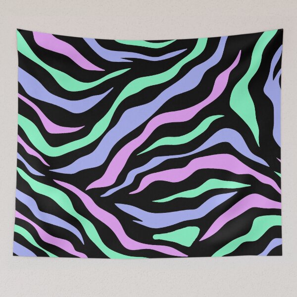 Item preview, Pink Lavender Green Tiger Stripes designed and sold by DawnKJ.
