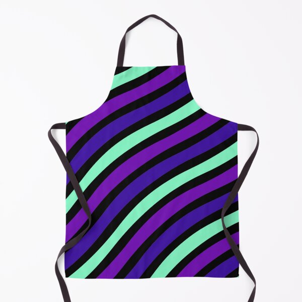 Item preview, Navy Purple Green Wavy Stripes designed and sold by DawnKJ.