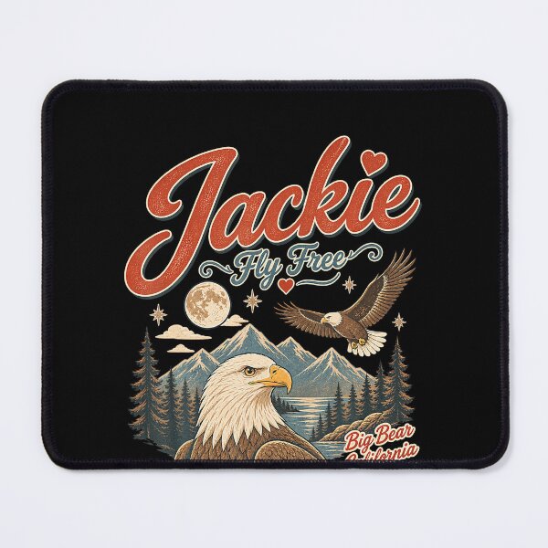 Item preview, Fly Free Jackie Bald Eagle Family Forever Queen Memorial designed and sold by LouisaOReilly.