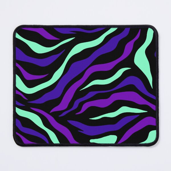 Item preview, Navy Purple Green Tiger Stripes designed and sold by DawnKJ.