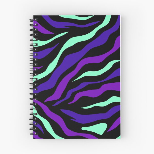 Item preview, Navy Purple Green Tiger Stripes designed and sold by DawnKJ.