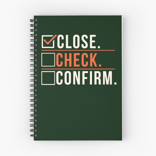 Item preview, Close Check Confirm T-Shirt | CPA Audit Workflow Typography | Accountant Gift designed and sold by FCA SIR MERCH .