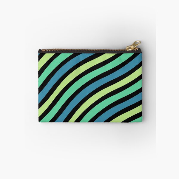 Item preview, Shades of Green Wavy Stripes designed and sold by DawnKJ.