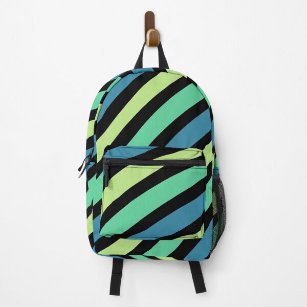 Item preview, Shades of Green Wavy Stripes designed and sold by DawnKJ.