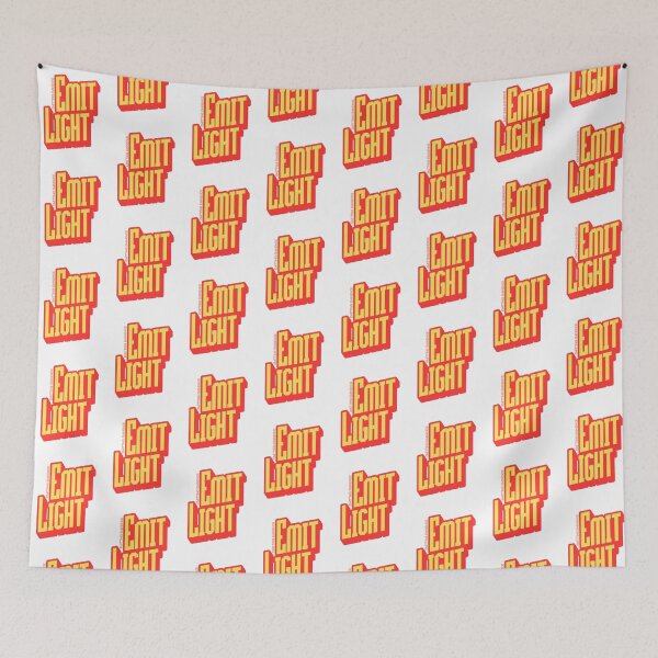 Item preview, Yellow and Red 3D Block Emit Light designed and sold by Emit Eminence.