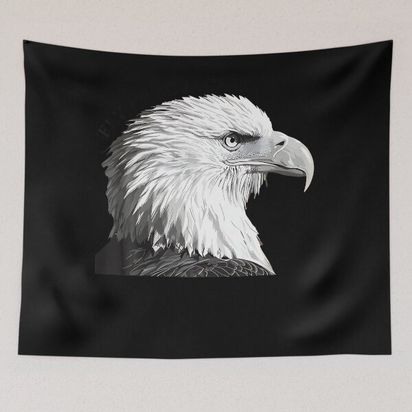 Item preview, Fly Free Jackie Forever Our Queen Eagle Memorial designed and sold by LouisaOReilly.