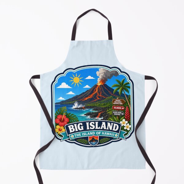 Item preview, Big Island, Hawaii - The Island of Fire designed and sold by Myra365Art.