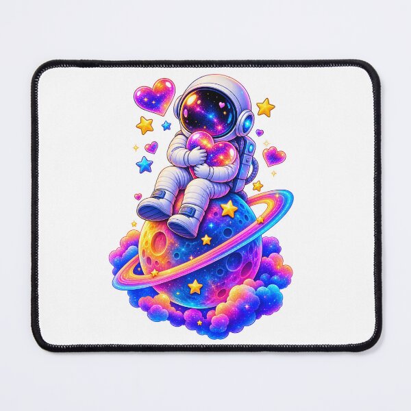 Item preview, Cute Astronaut Hugging a Galaxy Heart designed and sold by TinyWeird.