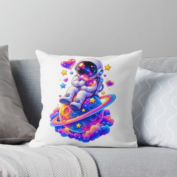 Item preview, Cute Astronaut Hugging a Galaxy Heart designed and sold by TinyWeird.