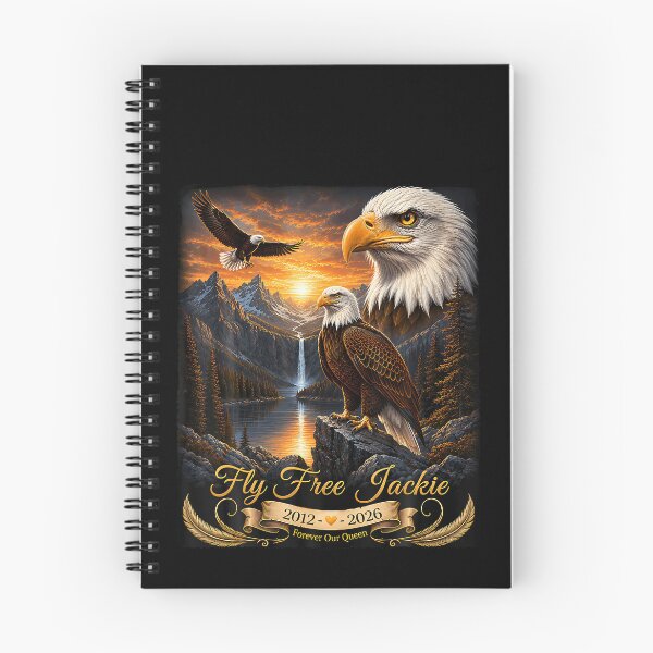 Item preview, Fly Free Jackie Big Bear Bald Eagle Memorial designed and sold by LouisaOReilly.