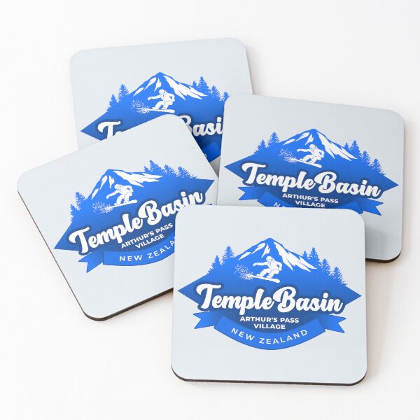 Item preview, Temple Basin, Arthur's Pass Village - Blue designed and sold by MY NEW ZEALAND.