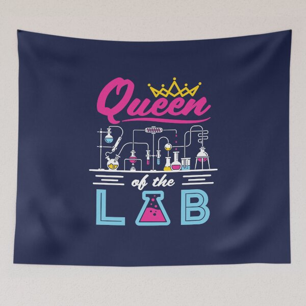 Item preview, Queen of the Lab Laboratory Technician Scientist Women Girls designed and sold by jaygo.