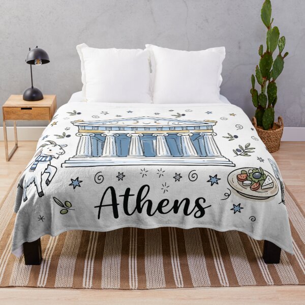 Item preview, Cute Parthenon Athens Doodle Art designed and sold by RamyGallery.