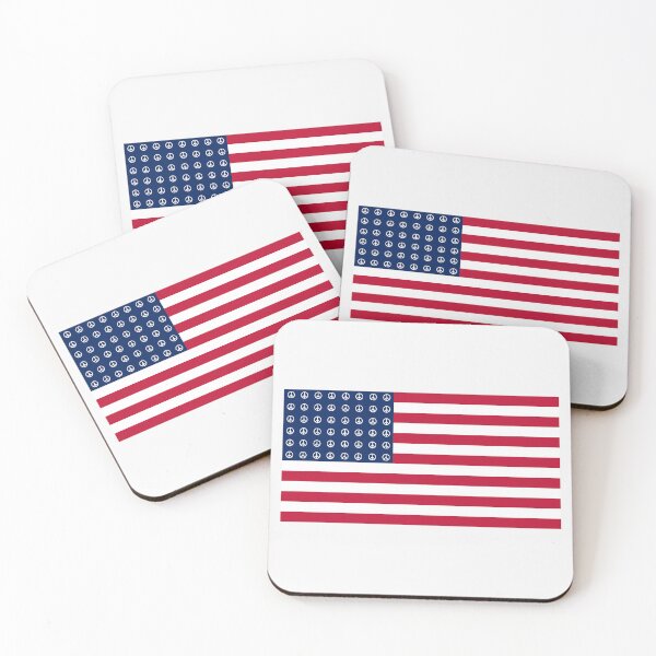 Item preview, Peace in America; USA; designed and sold by StickerApe.