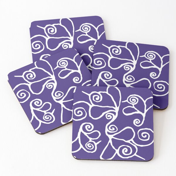 Item preview, Flowerbird - White on Blue designed and sold by alexiares.