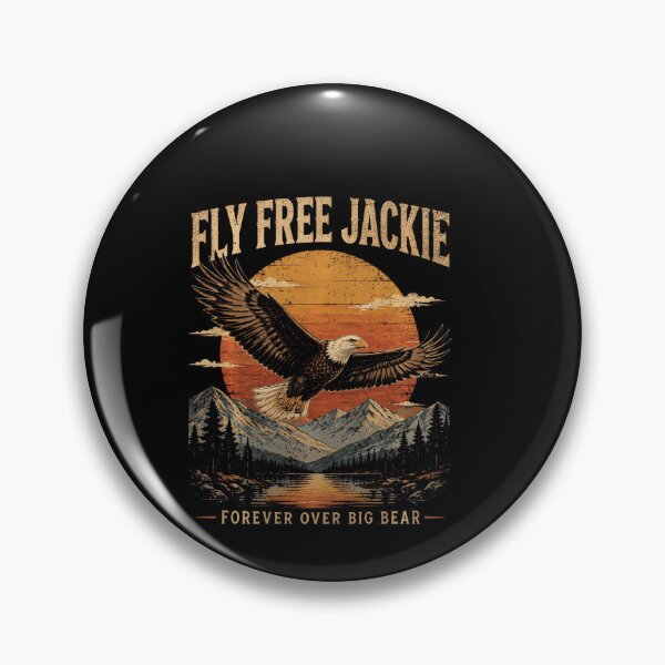 Item preview, Fly Free Jackie Eagle Memorial Tribute For Men Women designed and sold by LouisaOReilly.