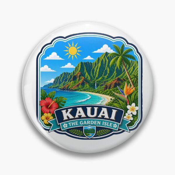 Item preview, Kauai - The Garden Isle designed and sold by Myra365Art.