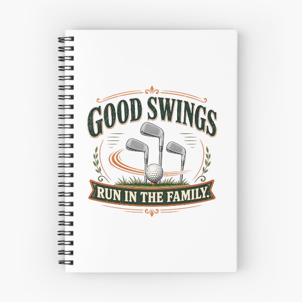 Item preview, Good Swings Run In The Family Golf Player Gift designed and sold by Colorful Designs.