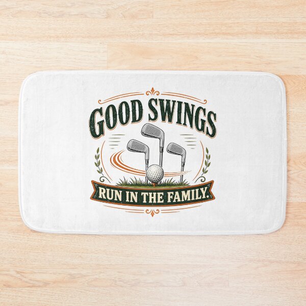 Item preview, Good Swings Run In The Family Golf Player Gift designed and sold by Colorful Designs.